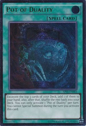Pot of Duality (AP05-EN003) - Astral Pack 5 Unlimited - Premium Yugioh Single from Konami - Just $140.96! Shop now at Game Crave Tournament Store
