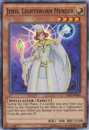 Jenis, Lightsworn Mender (AP05-EN005) - Astral Pack 5 Unlimited - Premium Yugioh Single from Konami - Just $1.05! Shop now at Game Crave Tournament Store