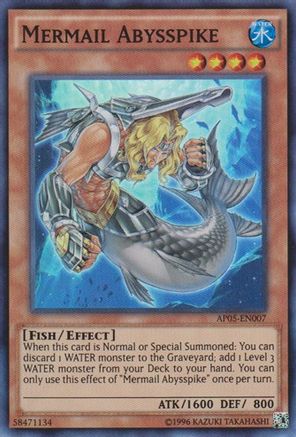 Mermail Abysspike (AP05-EN007) - Astral Pack 5 Unlimited - Premium Yugioh Single from Konami - Just $6.55! Shop now at Game Crave Tournament Store