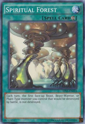 Spiritual Forest (AP05-EN024) - Astral Pack 5 Unlimited - Premium Yugioh Single from Konami - Just $0.25! Shop now at Game Crave Tournament Store