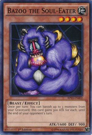 Bazoo the Soul-Eater (BP03-EN002) - Battle Pack 3: Monster League 1st Edition - Premium Yugioh Single from Konami - Just $0.08! Shop now at Game Crave Tournament Store