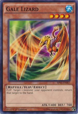 Gale Lizard (BP03-EN007) - Battle Pack 3: Monster League 1st Edition - Premium Yugioh Single from Konami - Just $0.25! Shop now at Game Crave Tournament Store
