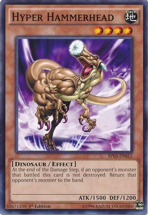 Hyper Hammerhead (BP03-EN012) - Battle Pack 3: Monster League 1st Edition - Premium Yugioh Single from Konami - Just $0.08! Shop now at Game Crave Tournament Store