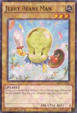 Jerry Beans Man (Shatterfoil) (BP03-EN001) - Battle Pack 3: Monster League 1st Edition - Premium Yugioh Single from Konami - Just $0.43! Shop now at Game Crave Tournament Store