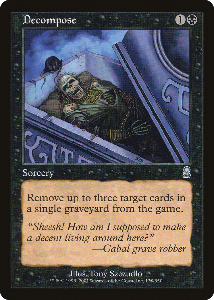 Decompose (ODY-128) - Odyssey Foil - Premium MTG Single from Wizards of the Coast - Just $0.12! Shop now at Game Crave Tournament Store