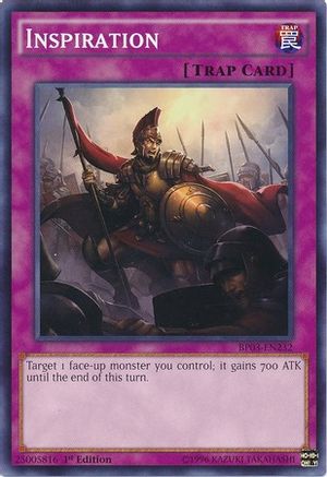 Inspiration (BP03-EN232) - Battle Pack 3: Monster League 1st Edition - Premium Yugioh Single from Konami - Just $0.08! Shop now at Game Crave Tournament Store