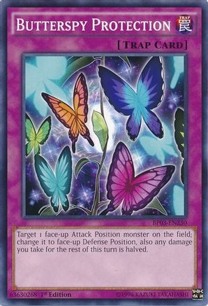 Butterspy Protection (BP03-EN230) - Battle Pack 3: Monster League 1st Edition - Premium Yugioh Single from Konami - Just $0.08! Shop now at Game Crave Tournament Store