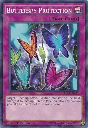 Butterspy Protection (Shatterfoil) (BP03-EN230) - Battle Pack 3: Monster League 1st Edition - Premium Yugioh Single from Konami - Just $0.25! Shop now at Game Crave Tournament Store