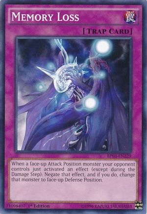 Memory Loss (BP03-EN229) - Battle Pack 3: Monster League 1st Edition - Premium Yugioh Single from Konami - Just $0.08! Shop now at Game Crave Tournament Store