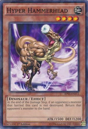 Hyper Hammerhead (Shatterfoil) (BP03-EN012) - Battle Pack 3: Monster League 1st Edition - Premium Yugioh Single from Konami - Just $0.08! Shop now at Game Crave Tournament Store