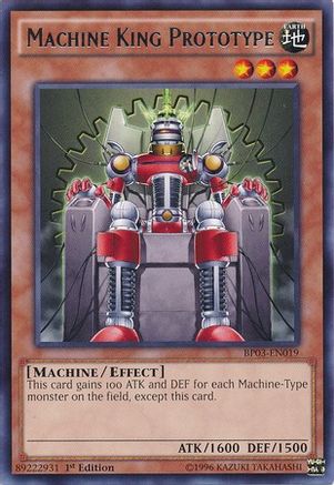 Machine King Prototype (BP03-EN019) - Battle Pack 3: Monster League 1st Edition - Premium Yugioh Single from Konami - Just $0.26! Shop now at Game Crave Tournament Store