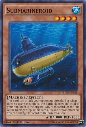 Submarineroid (BP03-EN024) - Battle Pack 3: Monster League 1st Edition - Premium Yugioh Single from Konami - Just $0.08! Shop now at Game Crave Tournament Store