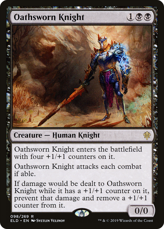 Oathsworn Knight (ELD-098) - Throne of Eldraine - Premium MTG Single from Wizards of the Coast - Just $0.08! Shop now at Game Crave Tournament Store