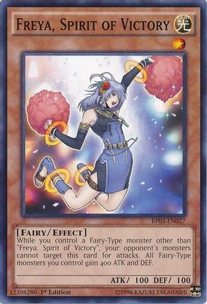 Freya, Spirit of Victory (BP03-EN027) - Battle Pack 3: Monster League 1st Edition - Premium Yugioh Single from Konami - Just $0.08! Shop now at Game Crave Tournament Store