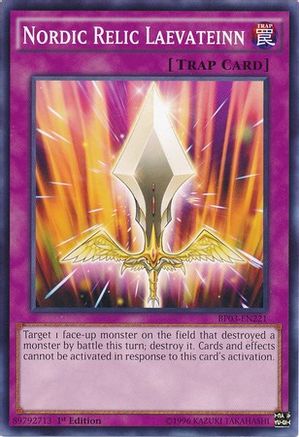 Nordic Relic Laevateinn (BP03-EN221) - Battle Pack 3: Monster League 1st Edition - Premium Yugioh Single from Konami - Just $0.25! Shop now at Game Crave Tournament Store