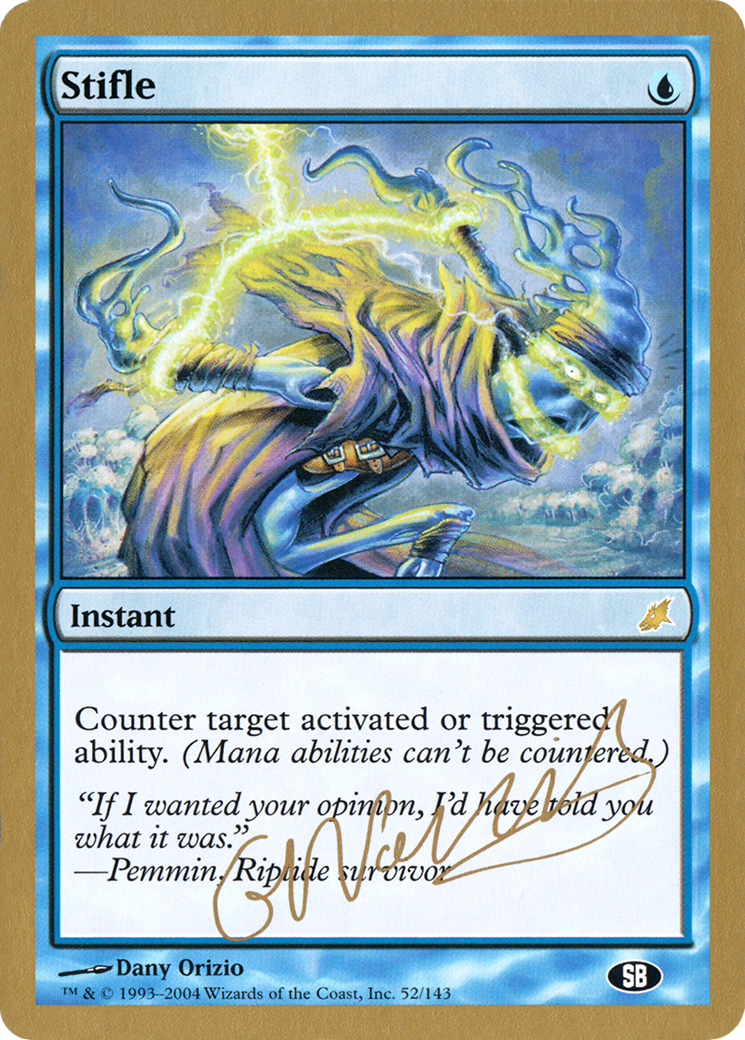 Stifle (WC04-GN52SB) - World Championship Decks 2004 - Premium MTG Single from Wizards of the Coast - Just $1.58! Shop now at Game Crave Tournament Store