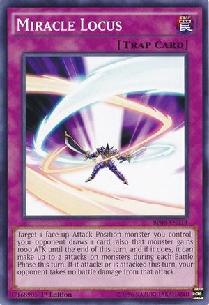 Miracle Locus (BP03-EN213) - Battle Pack 3: Monster League 1st Edition - Premium Yugioh Single from Konami - Just $0.08! Shop now at Game Crave Tournament Store