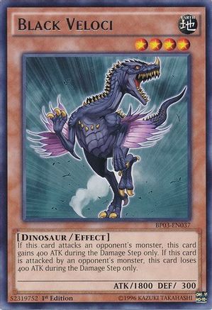Black Veloci (BP03-EN037) - Battle Pack 3: Monster League 1st Edition - Premium Yugioh Single from Konami - Just $0.25! Shop now at Game Crave Tournament Store