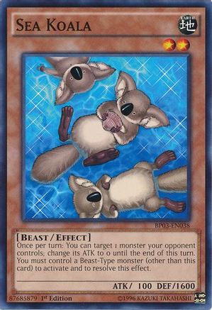 Sea Koala (BP03-EN038) - Battle Pack 3: Monster League 1st Edition - Premium Yugioh Single from Konami - Just $0.10! Shop now at Game Crave Tournament Store