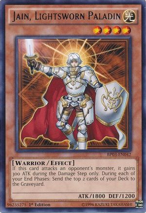 Jain, Lightsworn Paladin (BP03-EN042) - Battle Pack 3: Monster League 1st Edition - Premium Yugioh Single from Konami - Just $0.25! Shop now at Game Crave Tournament Store