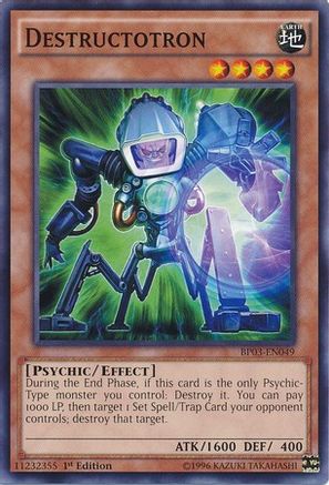 Destructotron (BP03-EN049) - Battle Pack 3: Monster League 1st Edition - Premium Yugioh Single from Konami - Just $0.25! Shop now at Game Crave Tournament Store