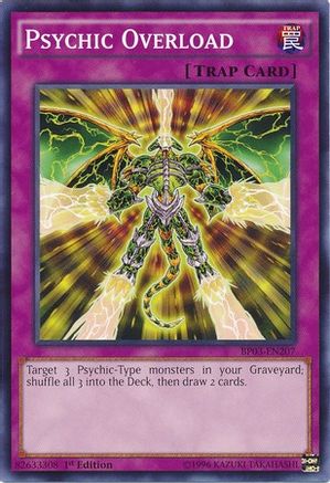 Psychic Overload (BP03-EN207) - Battle Pack 3: Monster League 1st Edition - Premium Yugioh Single from Konami - Just $0.08! Shop now at Game Crave Tournament Store