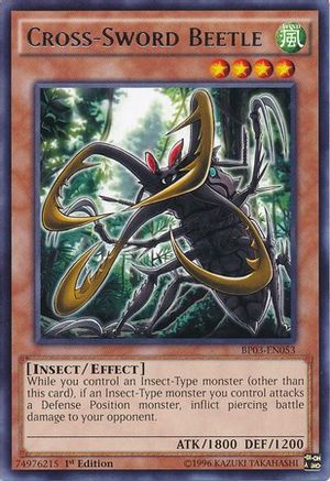 Cross-Sword Beetle (BP03-EN053) - Battle Pack 3: Monster League 1st Edition - Premium Yugioh Single from Konami - Just $0.08! Shop now at Game Crave Tournament Store