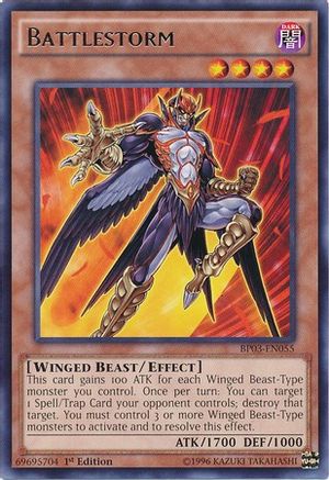 Battlestorm (BP03-EN055) - Battle Pack 3: Monster League 1st Edition - Premium Yugioh Single from Konami - Just $0.26! Shop now at Game Crave Tournament Store