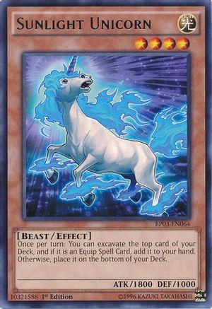 Sunlight Unicorn (BP03-EN064) - Battle Pack 3: Monster League 1st Edition - Premium Yugioh Single from Konami - Just $0.08! Shop now at Game Crave Tournament Store