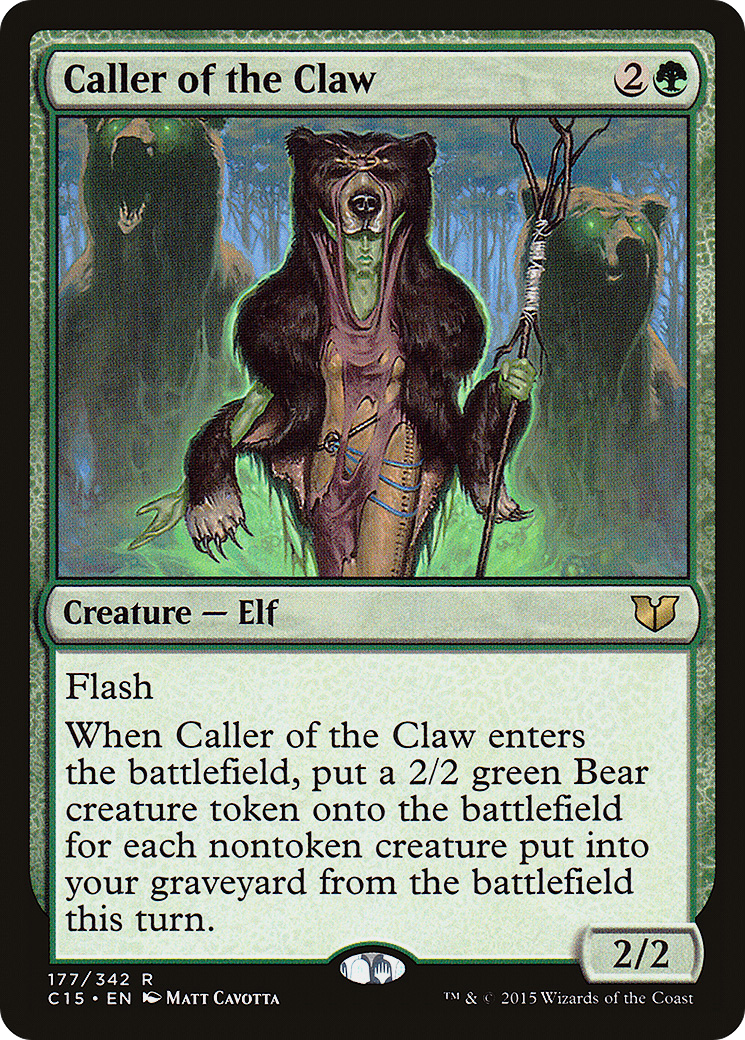 Caller of the Claw (C15-177) - Commander 2015 - Premium MTG Single from Wizards of the Coast - Just $0.71! Shop now at Game Crave Tournament Store