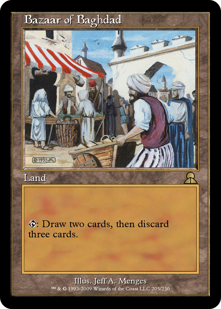 Bazaar of Baghdad (ME3-205) - Masters Edition III - Premium MTG Single from Wizards of the Coast - Just $0! Shop now at Game Crave Tournament Store