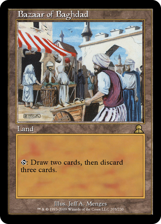 Bazaar of Baghdad (ME3-205) - Masters Edition III - Premium MTG Single from Wizards of the Coast - Just $0! Shop now at Game Crave Tournament Store