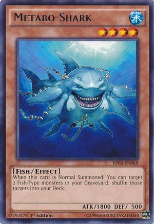 Metabo-Shark (BP03-EN068) - Battle Pack 3: Monster League 1st Edition - Premium Yugioh Single from Konami - Just $0.08! Shop now at Game Crave Tournament Store