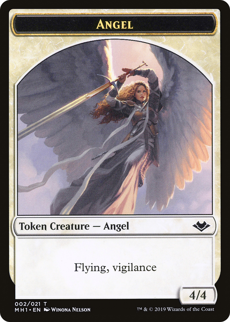 Angel (TMH1-002) - Modern Horizons Tokens Foil - Premium MTG Single from Wizards of the Coast - Just $0! Shop now at Game Crave Tournament Store