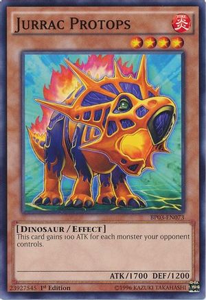 Jurrac Protops (BP03-EN073) - Battle Pack 3: Monster League 1st Edition - Premium Yugioh Single from Konami - Just $0.08! Shop now at Game Crave Tournament Store