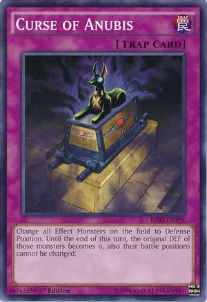Curse of Anubis (BP03-EN199) - Battle Pack 3: Monster League 1st Edition - Premium Yugioh Single from Konami - Just $0.08! Shop now at Game Crave Tournament Store