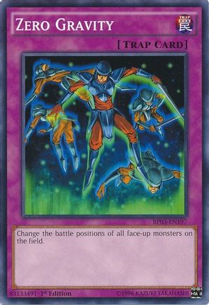 Zero Gravity (BP03-EN197) - Battle Pack 3: Monster League 1st Edition - Premium Yugioh Single from Konami - Just $0.25! Shop now at Game Crave Tournament Store
