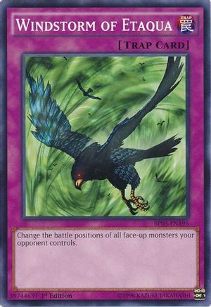 Windstorm of Etaqua (BP03-EN196) - Battle Pack 3: Monster League 1st Edition - Premium Yugioh Single from Konami - Just $0.08! Shop now at Game Crave Tournament Store