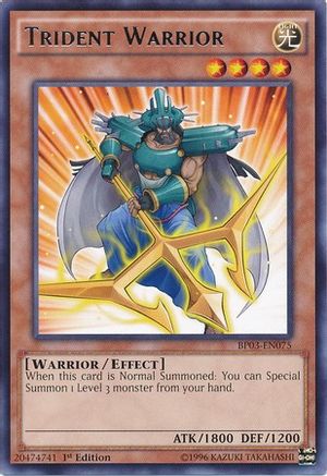 Trident Warrior (BP03-EN075) - Battle Pack 3: Monster League 1st Edition - Premium Yugioh Single from Konami - Just $0.08! Shop now at Game Crave Tournament Store