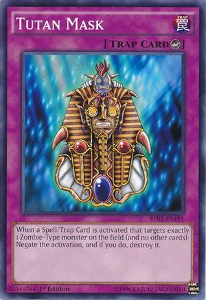 Tutan Mask (BP03-EN195) - Battle Pack 3: Monster League 1st Edition - Premium Yugioh Single from Konami - Just $0.08! Shop now at Game Crave Tournament Store