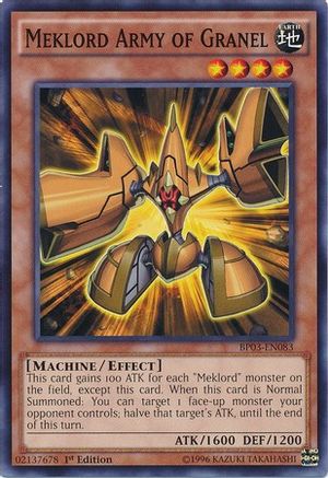 Meklord Army of Granel (BP03-EN083) - Battle Pack 3: Monster League 1st Edition - Premium Yugioh Single from Konami - Just $0.25! Shop now at Game Crave Tournament Store