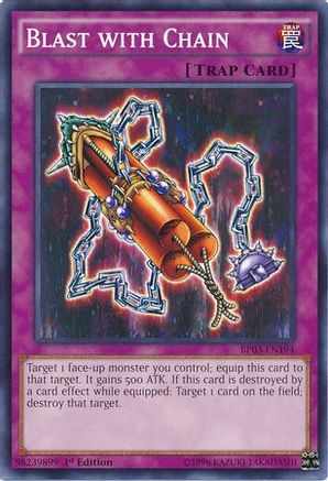 Blast with Chain (BP03-EN194) - Battle Pack 3: Monster League 1st Edition - Premium Yugioh Single from Konami - Just $0.08! Shop now at Game Crave Tournament Store