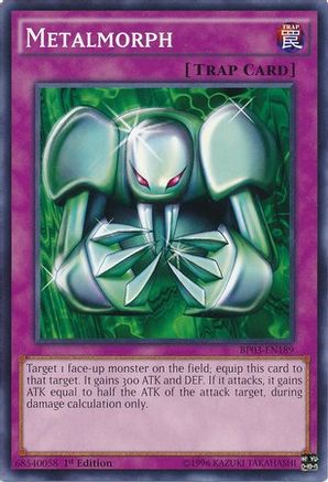 Metalmorph (BP03-EN189) - Battle Pack 3: Monster League 1st Edition - Premium Yugioh Single from Konami - Just $0.08! Shop now at Game Crave Tournament Store