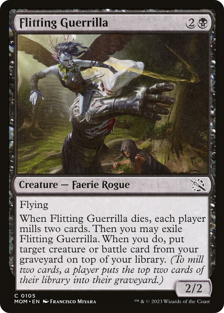 Flitting Guerrilla (MOM-105) - March of the Machine - Premium MTG Single from Wizards of the Coast - Just $0.25! Shop now at Game Crave Tournament Store