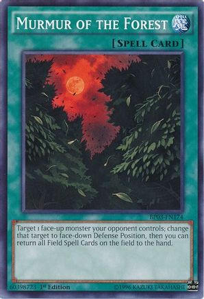 Murmur of the Forest (BP03-EN174) - Battle Pack 3: Monster League 1st Edition - Premium Yugioh Single from Konami - Just $0.08! Shop now at Game Crave Tournament Store