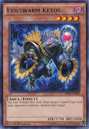 Evilswarm Ketos (BP03-EN098) - Battle Pack 3: Monster League 1st Edition - Premium Yugioh Single from Konami - Just $0.08! Shop now at Game Crave Tournament Store