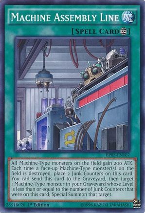 Machine Assembly Line (BP03-EN167) - Battle Pack 3: Monster League 1st Edition - Premium Yugioh Single from Konami - Just $0.08! Shop now at Game Crave Tournament Store