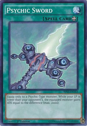 Psychic Sword (BP03-EN163) - Battle Pack 3: Monster League 1st Edition - Premium Yugioh Single from Konami - Just $0.08! Shop now at Game Crave Tournament Store