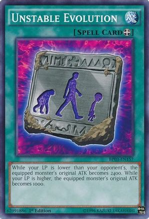 Unstable Evolution (BP03-EN157) - Battle Pack 3: Monster League 1st Edition - Premium Yugioh Single from Konami - Just $0.08! Shop now at Game Crave Tournament Store