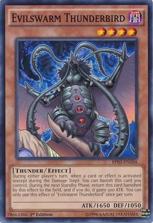 Evilswarm Thunderbird (BP03-EN104) - Battle Pack 3: Monster League 1st Edition - Premium Yugioh Single from Konami - Just $0.08! Shop now at Game Crave Tournament Store